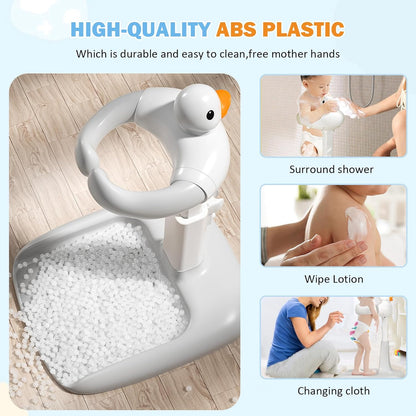 Duck Baby Shower Stand 🦆 | Safe Bath Time for Toddlers | Free Delivery KSA