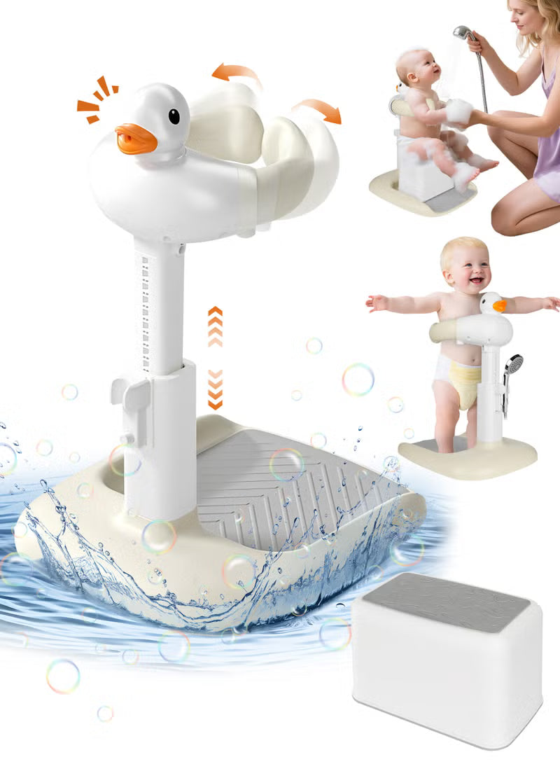 Duck Baby Shower Stand 🦆 | Safe Bath Time for Toddlers | Free Delivery KSA